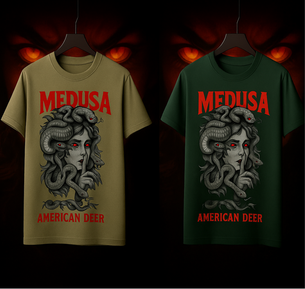 “Medusa” T- Shirt Premium Lycra cotton American Deer