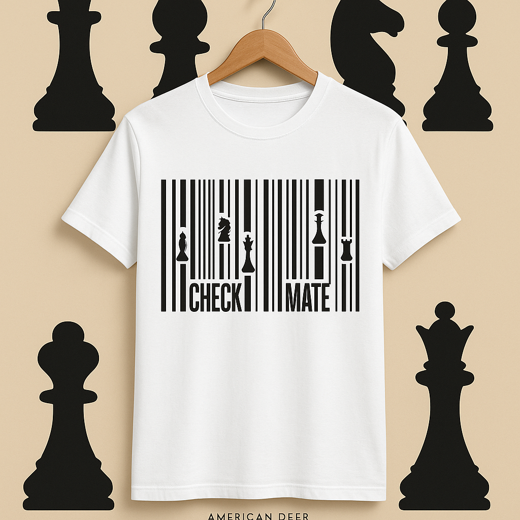Check Mate American Deer Style Premium T-Shirt