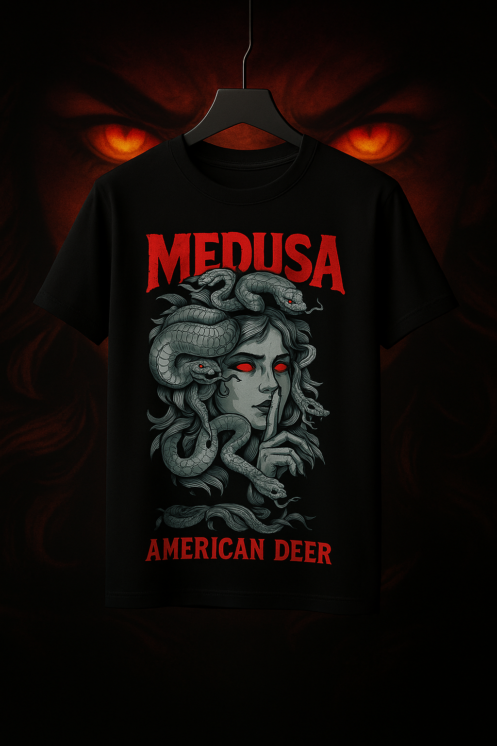“Medusa” T- Shirt Premium Lycra cotton American Deer