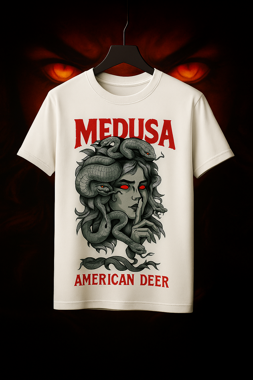 “Medusa” T- Shirt Premium Lycra cotton American Deer